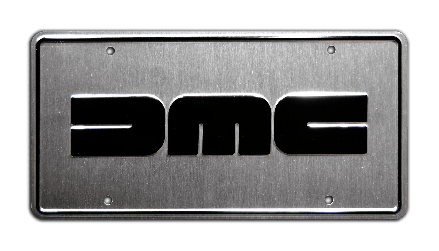 DMC License Plate Classic for the DeLorean DMC-12