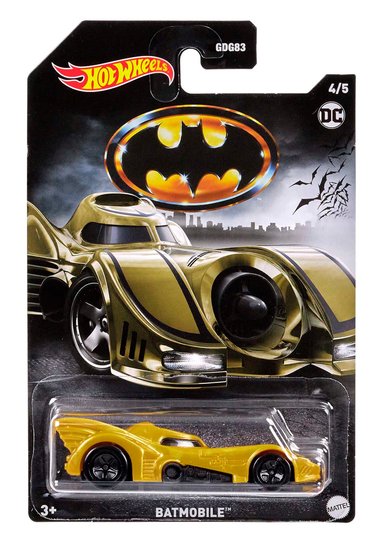 Batmobile Hot Wheels Car 1:64 Scale