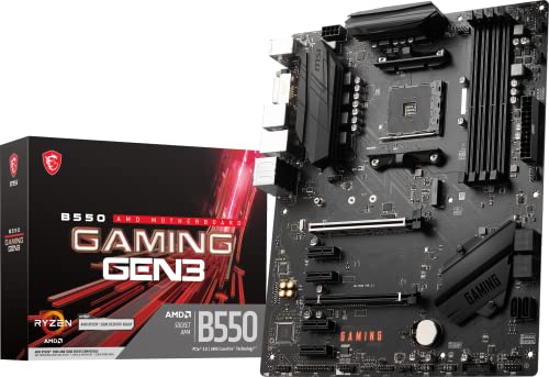 MSI B550GAMINGGEN3 B550 Gaming GEN3 AMD AM4 ATX Motherboard