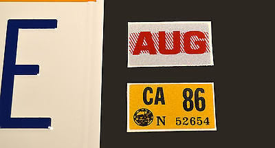 OUTATIME Licence Plate from BACK TO THE FUTURE | DELOREAN TIME MACHINE
