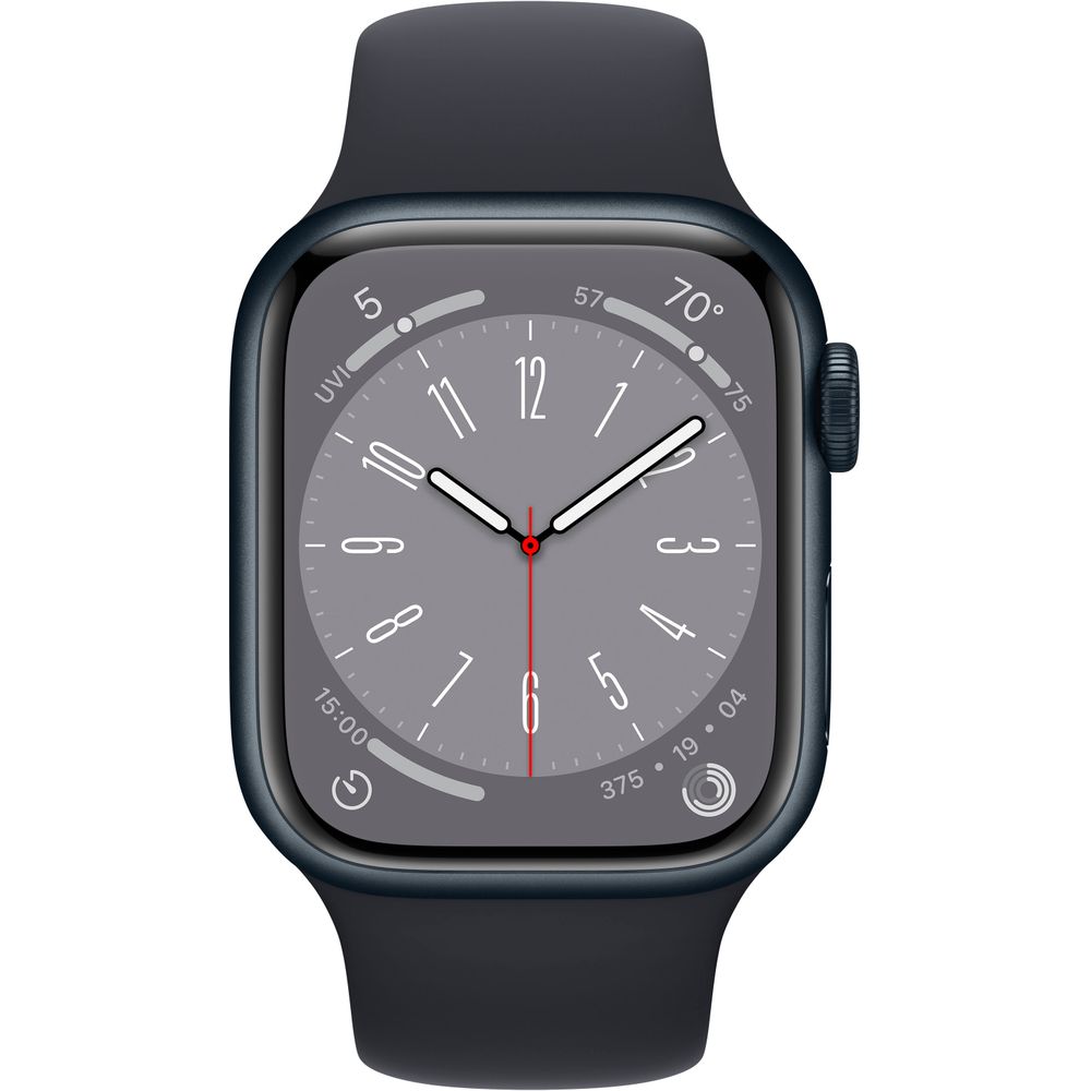 New Apple Watch Gen 8 Series 8 Cell 45mm Midnight Aluminum - Midnight Sport Band MNVL3LL/A