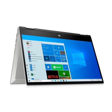 HP 14-dw1010wm Pavilion x360 Convertible 14" FHD Touchscreen i5-1135G7 4.2GHz Intel Iris Xe Graphics 8GB RAM 256GB SSD Win 10 Home or higher Natural Silver
