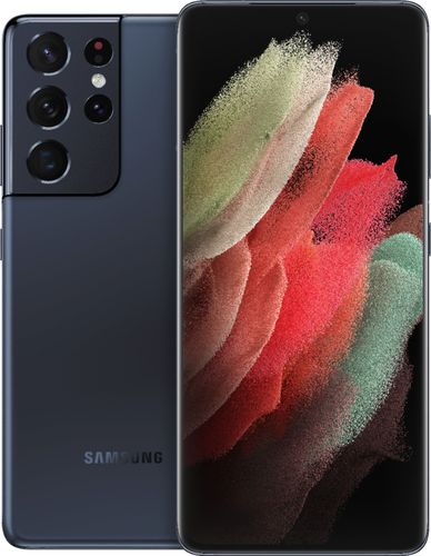 Samsung SM-G998UZBAXAA Galaxy S21 Ultra 5G 128GB Android 11 Smartphone, Navy